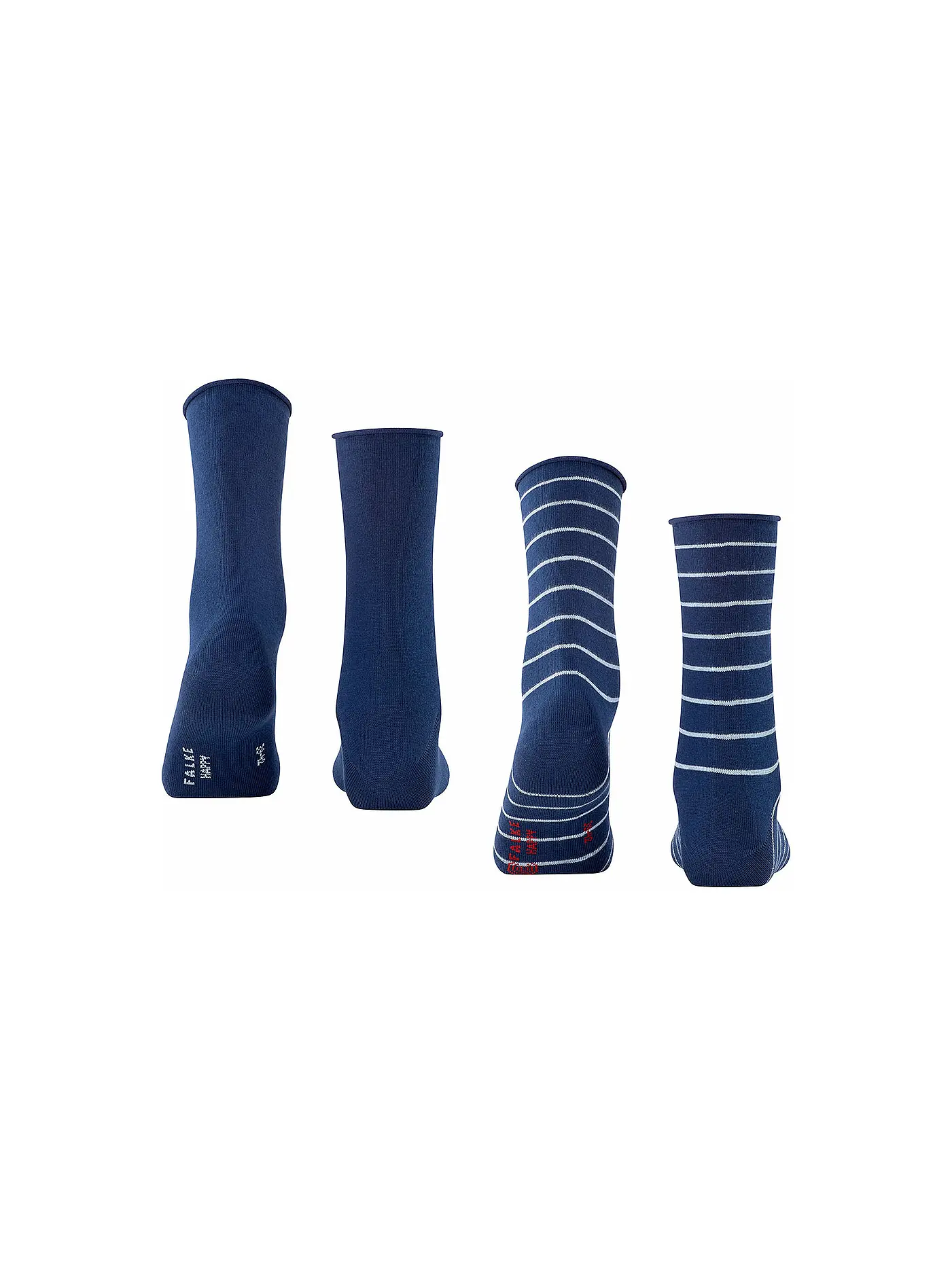 FALKE |  Sneakersocken Happy Stripe 2er Pkg royal blue | 